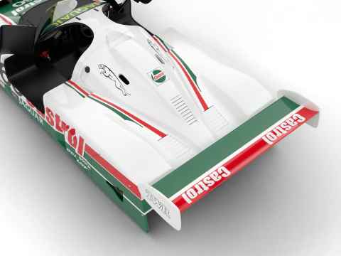 Jaguar XJR-9 Castrol Racing 1988 HQ 3D Model