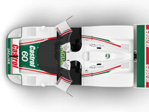 Jaguar XJR-9 Castrol Racing 1988 HQ 3D Model