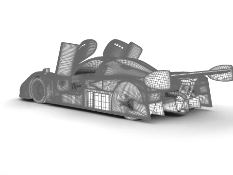 Jaguar XJR-9 Castrol Racing 1988 HQ 3D Model