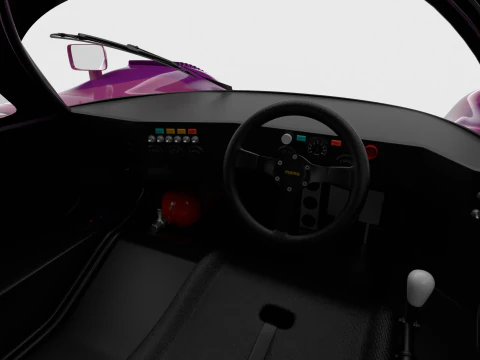 Jaguar XJR-9LM Le Mans Silk Cut Racing 1988 HQ 3D Model