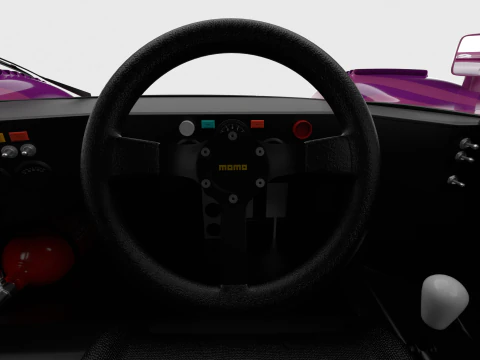 Jaguar XJR-9LM Le Mans Silk Cut Racing 1988 HQ 3D Model