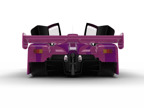 Jaguar XJR-9LM Le Mans Silk Cut Racing 1988 HQ Modelo 3D