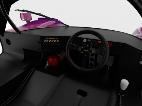 Jaguar XJR-9LM Le Mans Silk Cut Racing 1988 HQ Modelo 3D