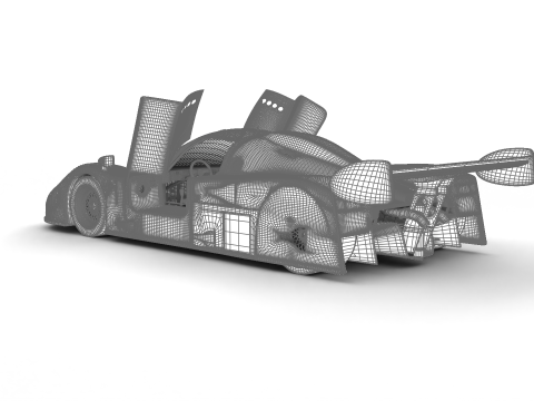 Jaguar XJR-9LM Le Mans Silk Cut Racing 1988 HQ Modelo 3D