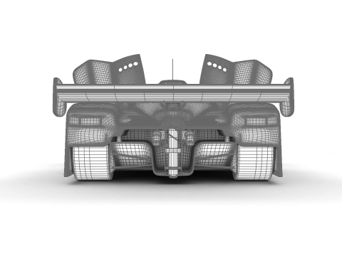 Jaguar XJR-9LM Le Mans Silk Cut Racing 1988 HQ Modelo 3D
