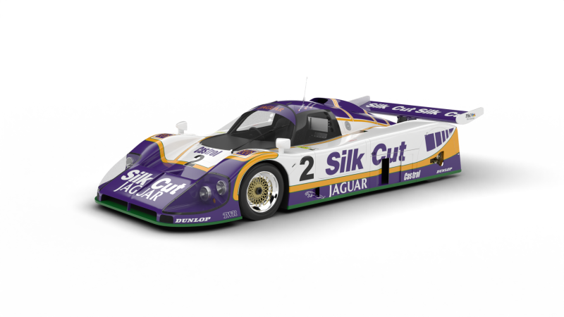 Jaguar XJR-9 Silk Cut Racing 1988 3D Модель .c4d .max .obj .3ds .fbx .stl .blend 