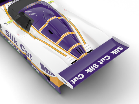 Jaguar XJR-9 Silk Cut Racing 1988 3D Модель