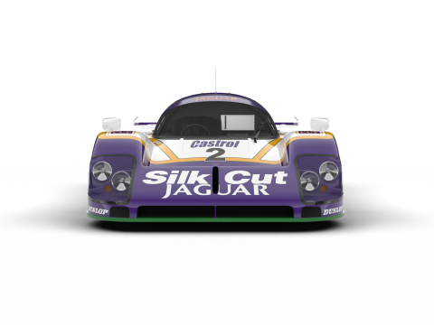 Jaguar XJR-9 Silk Cut Racing 1988 3D Модель