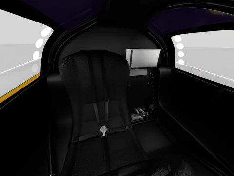 Jaguar XJR-9 İpek Kesim Yarışı 1988 3D Model