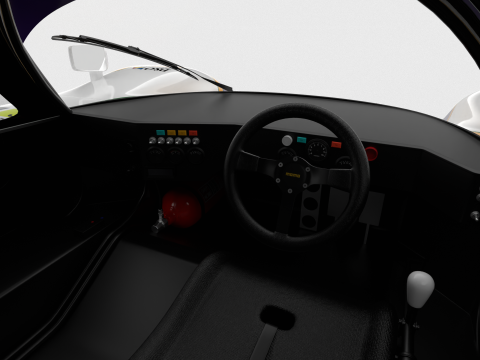 Jaguar XJR-9 Silk Cut Racing 1988 3D Модель