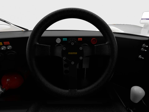 Jaguar XJR-9 İpek Kesim Yarışı 1988 3D Model