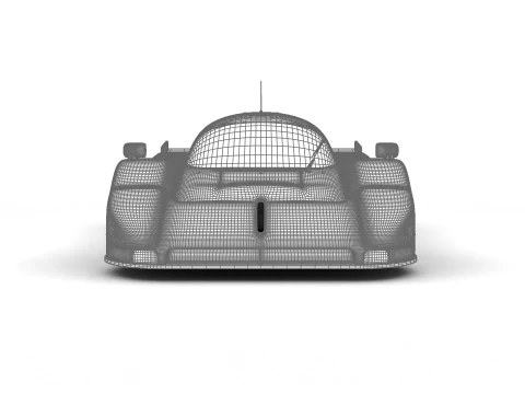 Jaguar XJR-9 İpek Kesim Yarışı 1988 3D Model