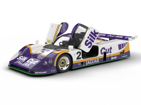 Jaguar XJR-9 Silk Cut Racing 1988 HQ Modèle 3D