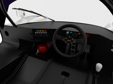 Jaguar XJR-9 Silk Cut Racing 1988 HQ 3D Model