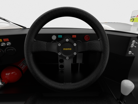 Jaguar XJR-9 Silk Cut Racing 1988 HQ 3D Model