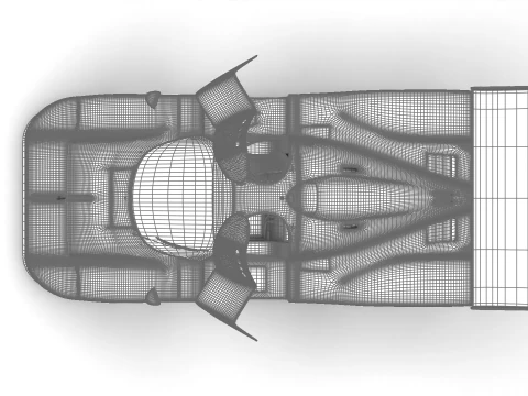 Jaguar XJR-9 Silk Cut Racing 1988 HQ 3D Model