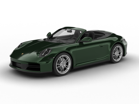 Porsche 911 Carrera Cabrio 2025 3D 모델