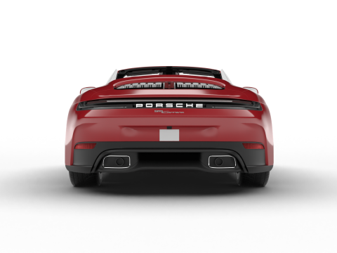Porsche 911 Carrera Cabrio 2025 3D 모델