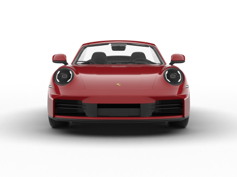 Porsche 911 Carrera Cabrio 2025 3D 모델