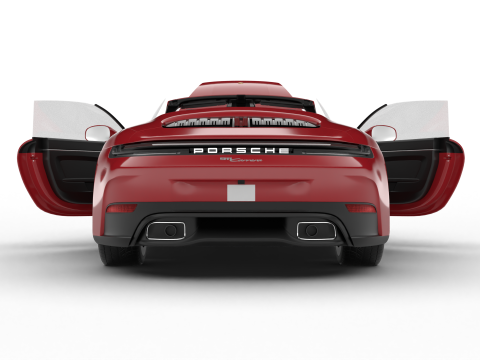 Porsche 911 Carrera Cabrio 2025 HQ 3D Model