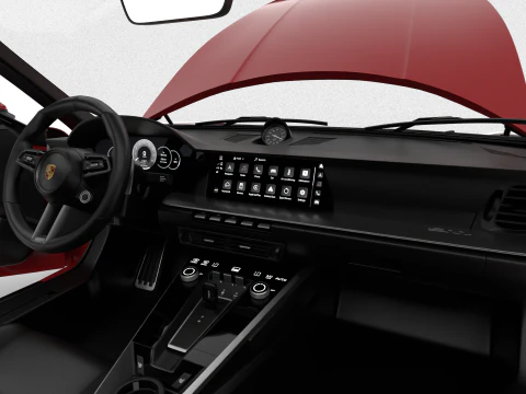 Porsche 911 Carrera Cabrio 2025 Genel Merkez 3D Model