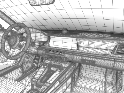 Porsche 911 Carrera Cabrio 2025 Genel Merkez 3D Model