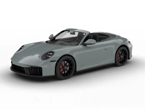 Porsche 911 Carrera 4GTS Cabrio 2025 3D Model