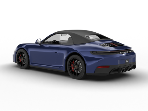 Porsche 911 Carrera 4GTS Cabrio 2025 Modelo 3D