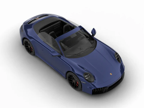 Porsche 911 Carrera 4GTS Cabrio 2025 3D Model
