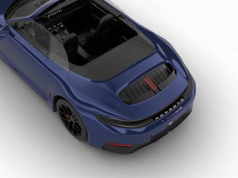 Porsche 911 Carrera 4GTS Cabrio 2025 3D Model