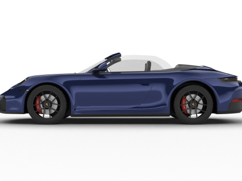 Porsche 911 Carrera 4GTS Cabrio 2025 Modelo 3D