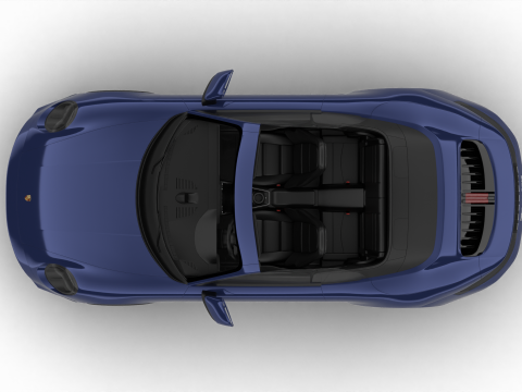 Porsche 911 Carrera 4GTS Cabrio 2025 Modelo 3D