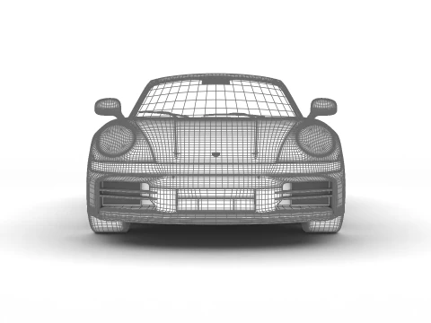 Porsche 911 Carrera 4GTS Cabrio 2025 3D Model