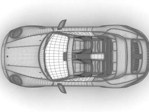 Porsche 911 Carrera 4GTS Cabrio 2025 Modelo 3D
