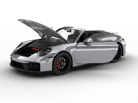 Porsche 911 Carrera 4GTS Cabrio 2025 HQ Modelo 3D