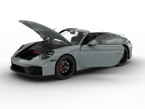 Porsche 911 Carrera 4GTS Cabrio 2025 HQ Modelo 3D