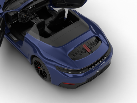 Porsche 911 Carrera 4GTS Cabrio 2025 HQ Modelo 3D