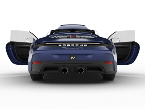 Porsche 911 Carrera 4GTS Cabrio 2025 HQ Modelo 3D