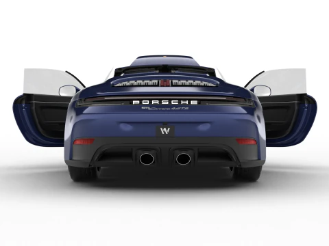 Porsche 911 Carrera 4 GTS Cabrio 2025 Genel Merkez 3D Model