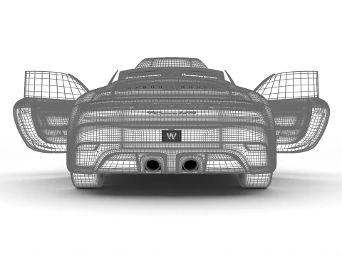 Porsche 911 Carrera 4 GTS Cabrio 2025 Genel Merkez 3D Model