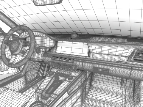 Porsche 911 Carrera 4 GTS Cabrio 2025 Genel Merkez 3D Model