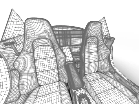 Porsche 911 Carrera 4 GTS Cabrio 2025 Genel Merkez 3D Model