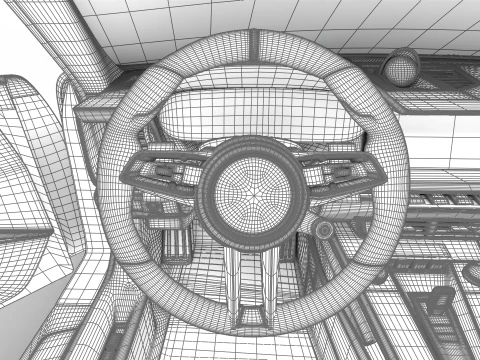 Porsche 911 Carrera 4 GTS Cabrio 2025 Genel Merkez 3D Model