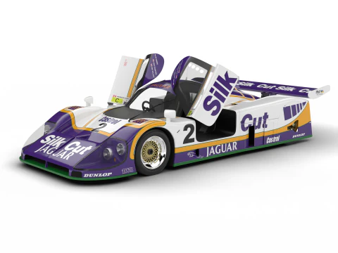Pack Jaguar XJR-9 Racing 1988 HQ interior 3D Model