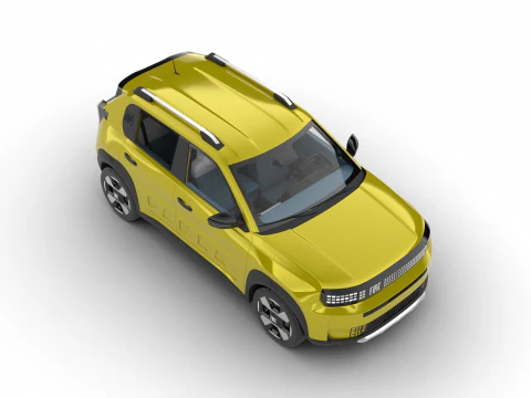 Fiat Grande Panda Hybrid 2025 3D Model