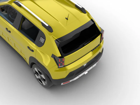 Fiat Grande Panda Hybrid 2025 3D Model