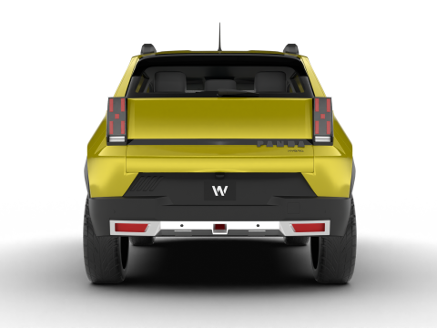 Fiat Grande Panda Hybrid 2025 3D Model
