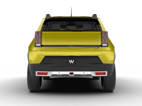 Fiat Grande Panda Hybrid 2025 3D Model