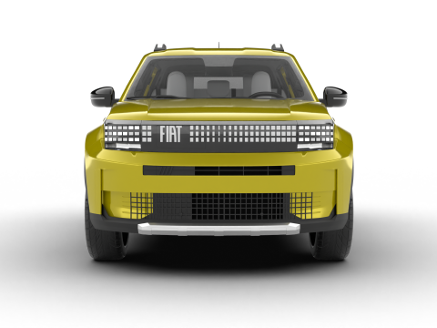 Fiat Grande Panda Hybrid 2025 3D Model