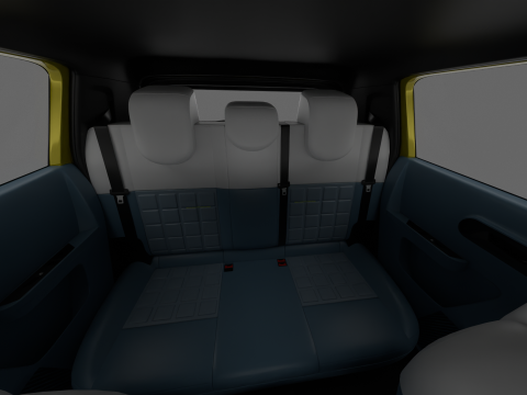 Fiat Grande Panda Hybrid 2025 3D Model